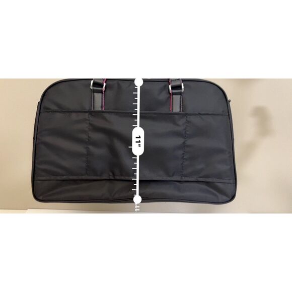 NWT Sarah Jessica Parker RFID convertible weekender bag in black and candy - Picture 13 of 15